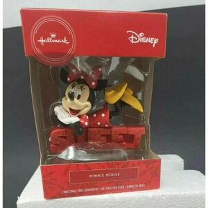 Hallmark  Disney Christmas Ornament Décor Minnie Mouse SWEET